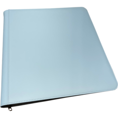 Generic 12-Pocket Binder - Zippered - Sky Blue